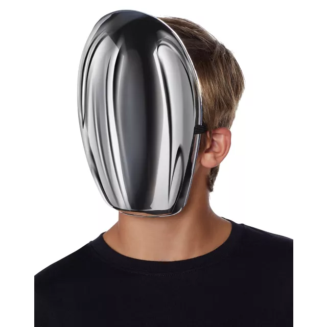 Chrome Faceless Half Mask