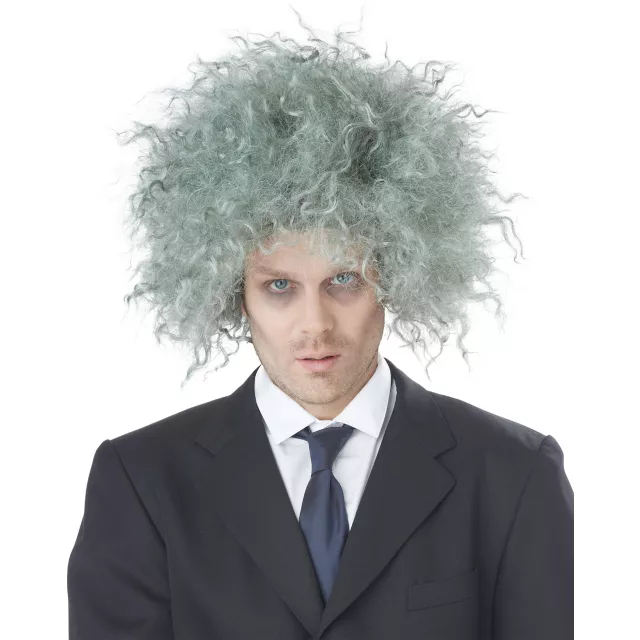 Curly Gray Zombie Wig