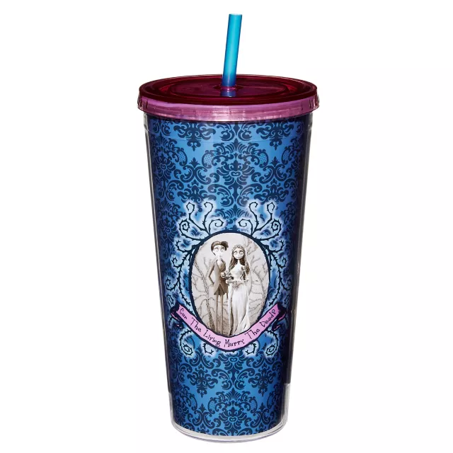 Living Marry The Dead Corpse Bride Cup With Straw - 20 oz.