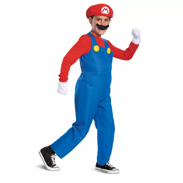Kids Mario Costume Deluxe- Mario Bros.