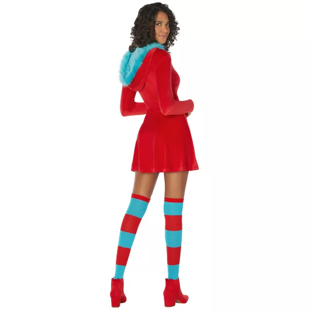 Adult Thing 1 and Thing 2 Dress Costume - Dr. Seuss