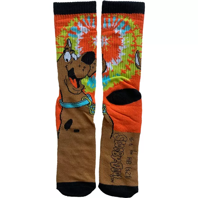 Tie Dye Scooby Crew Socks - Scooby-Doo
