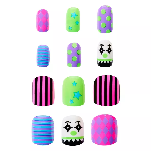 Twisted Clown Press-On Nails