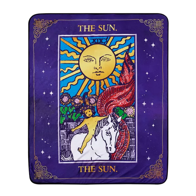 The Sun Tarot Fleece Blanket