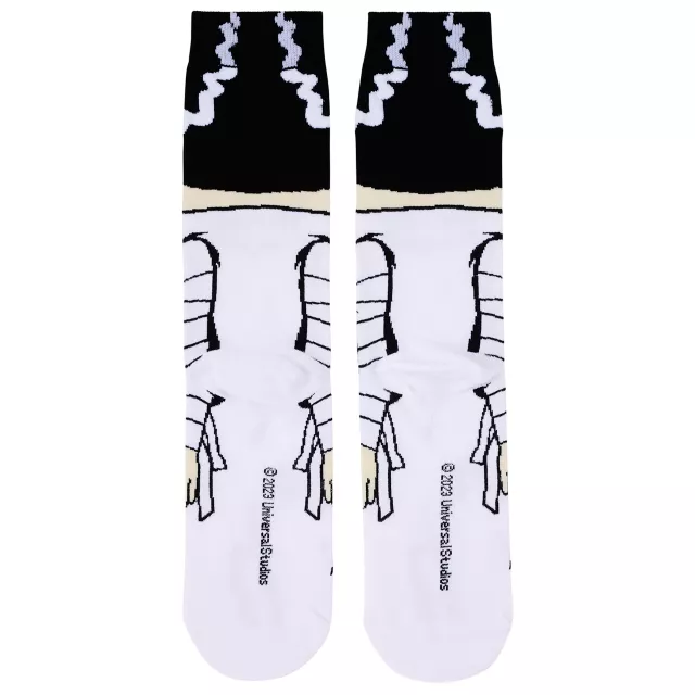 360 Bride of Frankenstein Crew Socks - Universal Classic Monsters