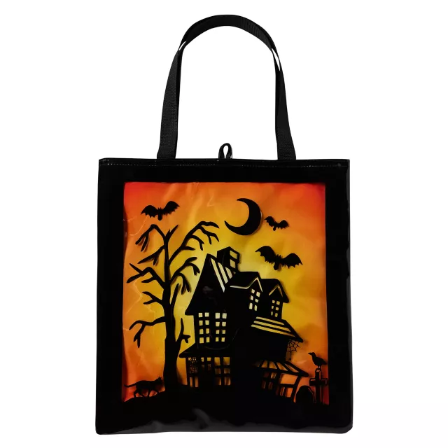 Haunted House Candy Window Tote Bag