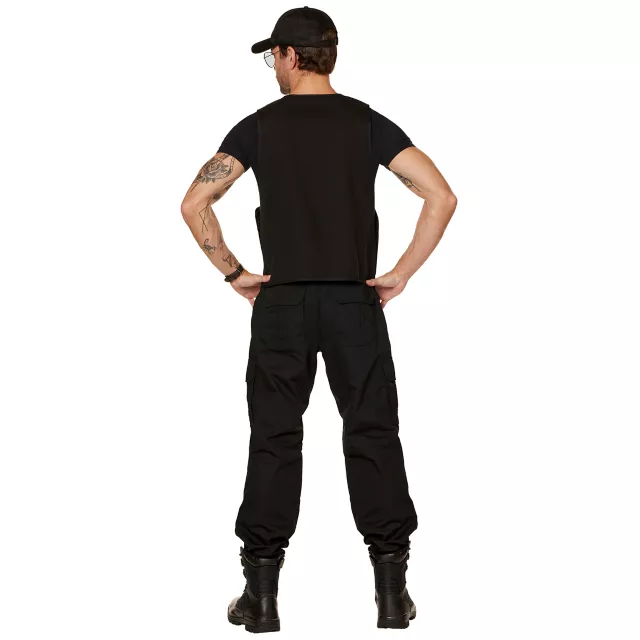 Adult Black Police Vest