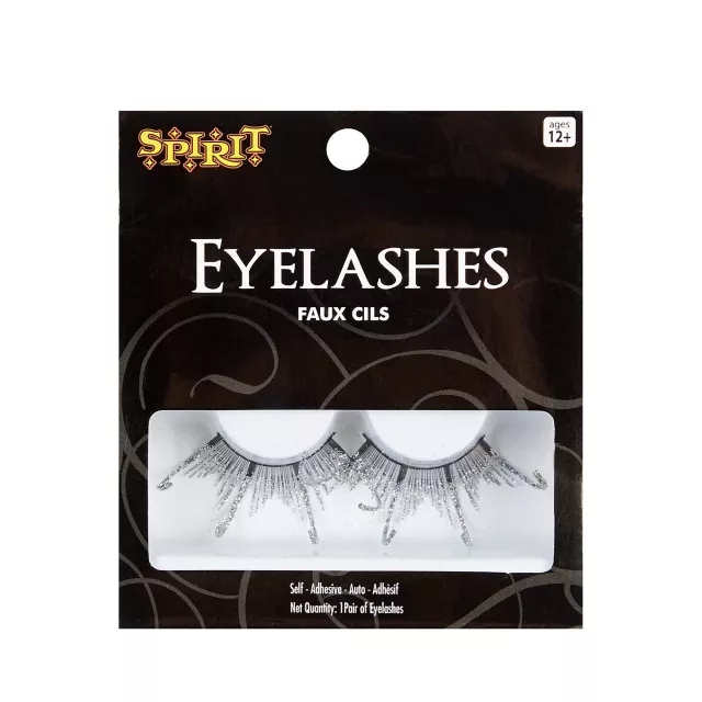 Black Glam Glitter False Eyelashes