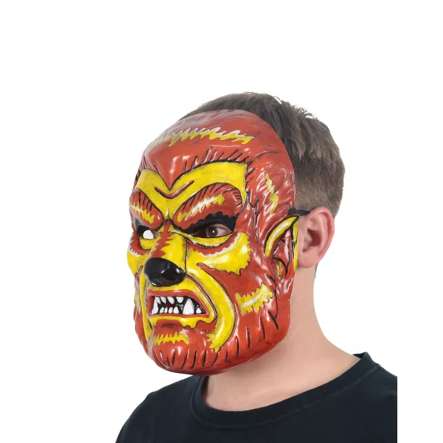 Vintage Werewolf Half Mask