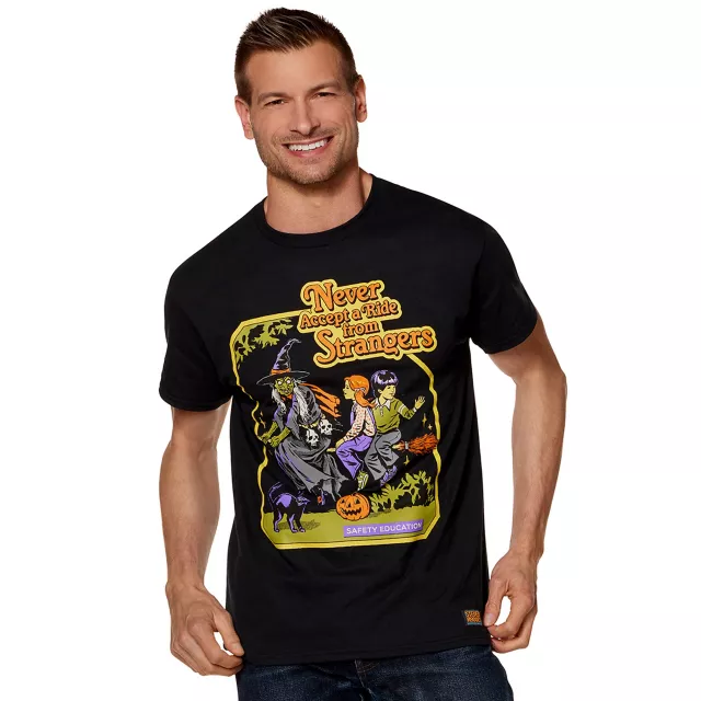 Never Ride With Strangers T Shirt - Steven Rhodes