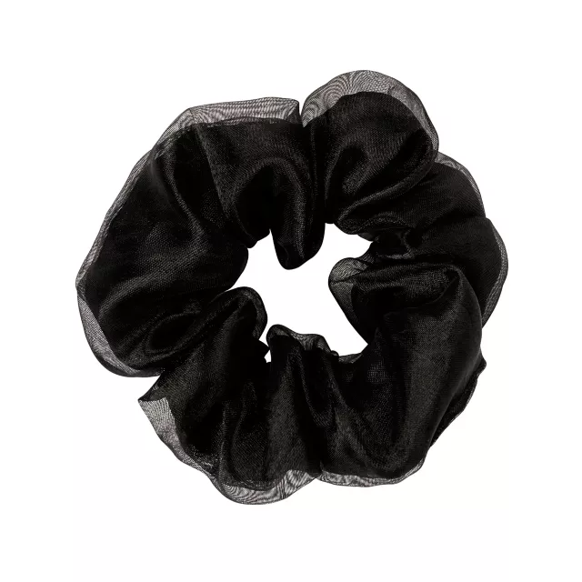 Black and Orange Halloween Icons Scrunchies