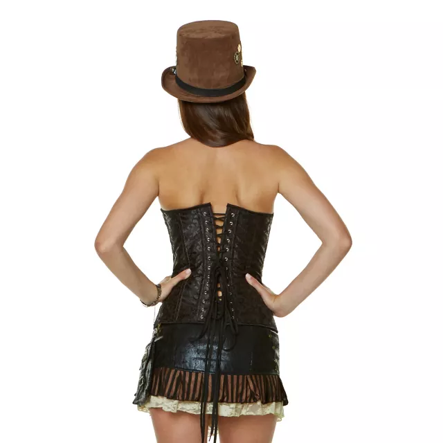 Applique Steampunk Corset