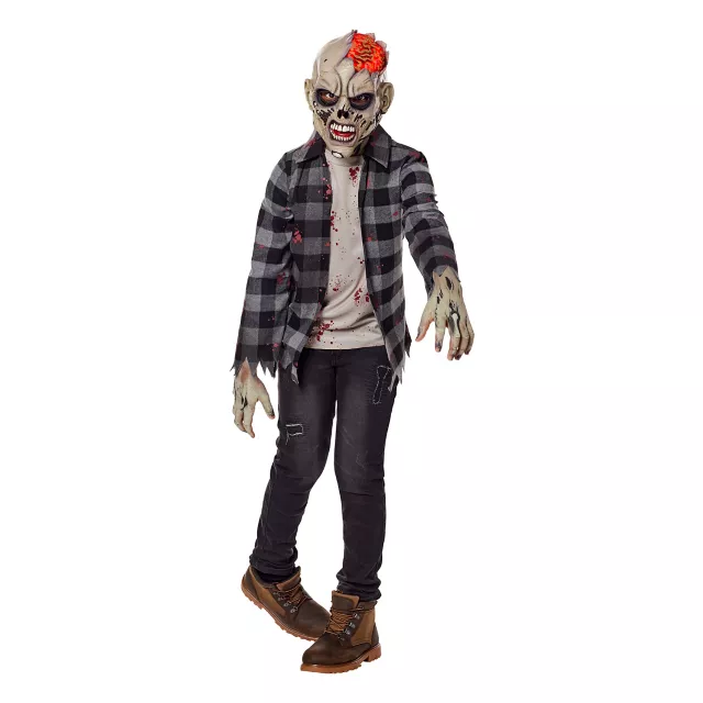 Kids Light-Up Undead Zombie Costume
