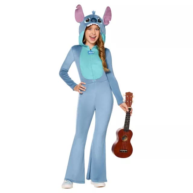 Kids Stitch Flared Leg Jumpsuit Costume - Lilo & Stitch