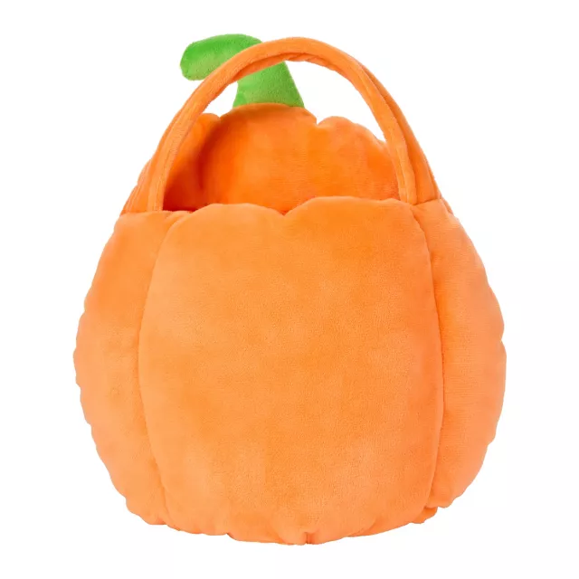 Peppy Pumpkin Plush Treat Bucket