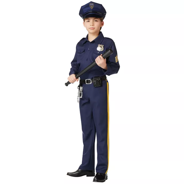 Kids Police Officer Costume Deluxe