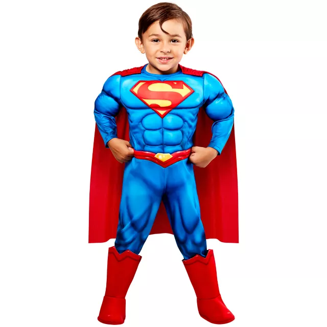 Toddler Superman Muscle Suit Costume - DC Comics