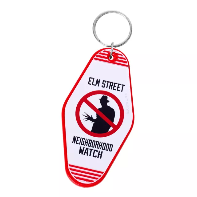 Freddy Krueger Neighborhood Watch Keychain - A Nightmare on Elm Street