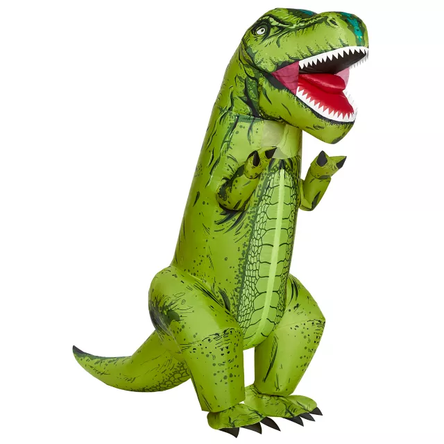 Kids Green Dinosaur Inflatable Costume