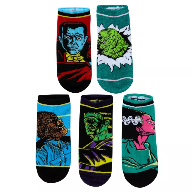 Universal Monsters Ankle Socks - 5 Pair