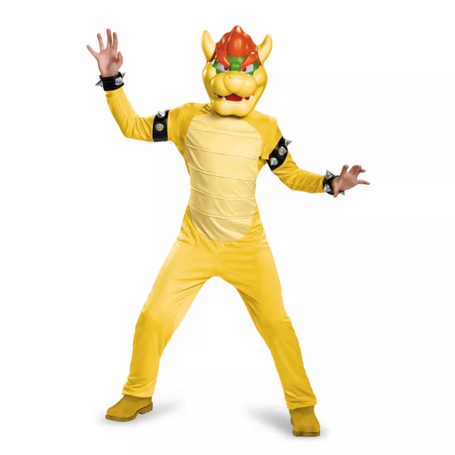 Kids Bowser One Piece Costume Deluxe - Mario Bros
