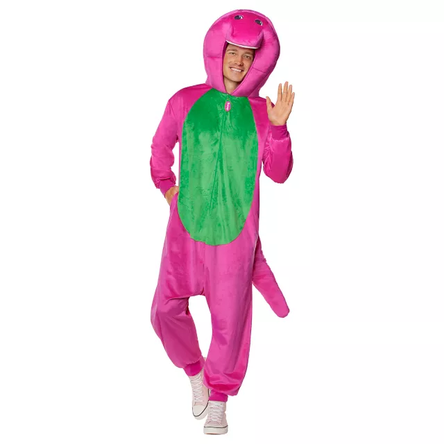 Adult Barney Jumpsuit Costume