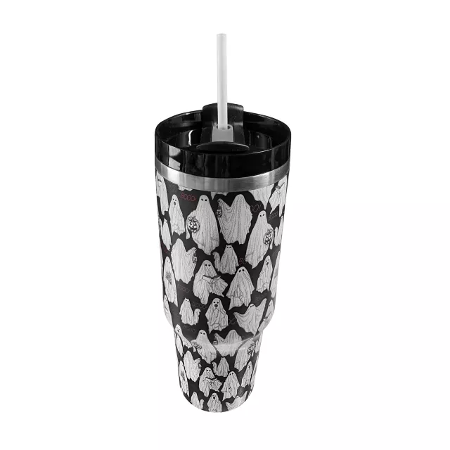 Ghost Portable Travel Tumbler with Straw - 40 oz.