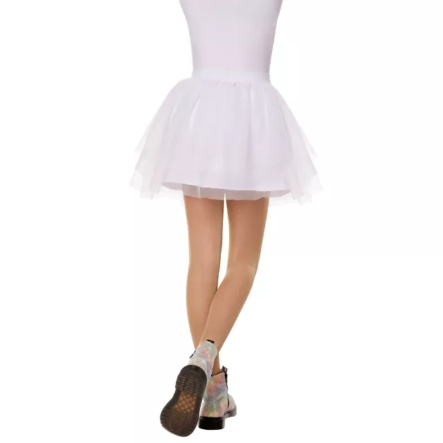 Kids White Tulle Skirt