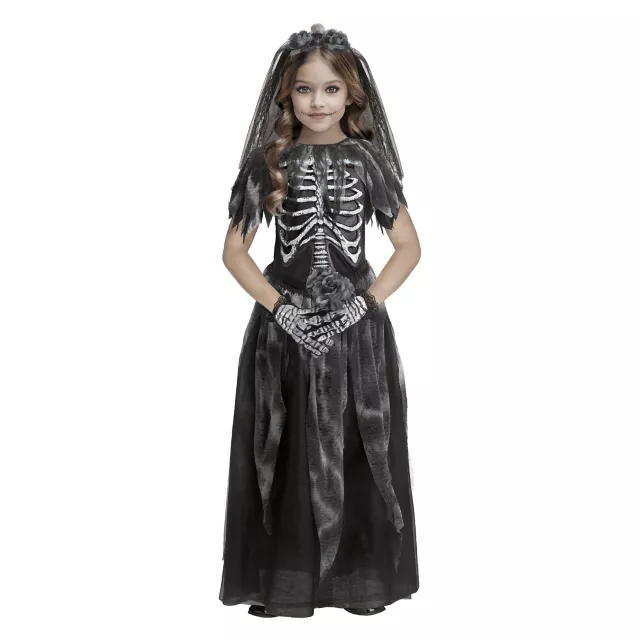 Kids Bone Bride Costume