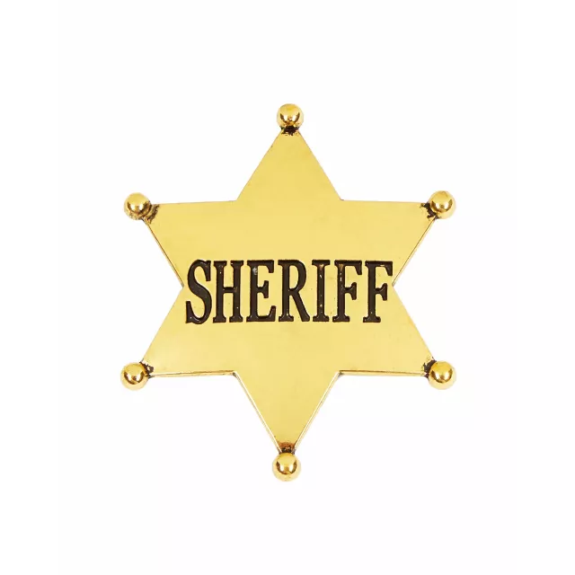Western Sheriff Gold Badge