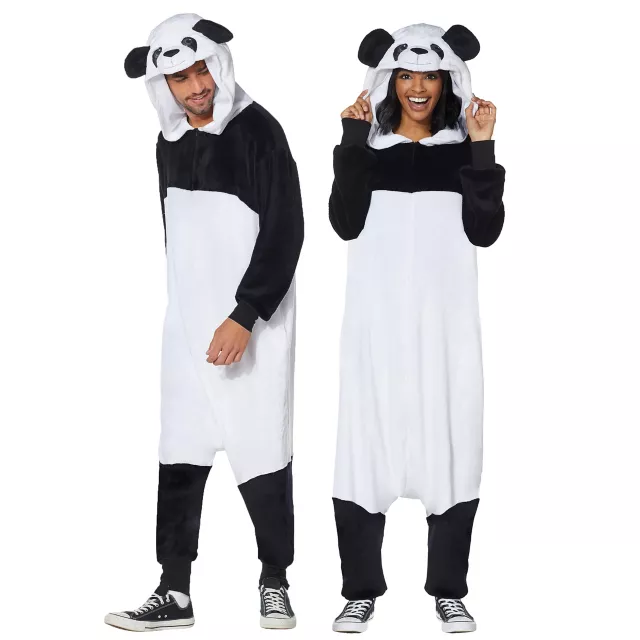 Adult Panda Jumpsuit Costume