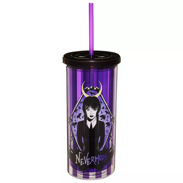 Wednesday Cup with Straw 20 oz. - The Addams Family