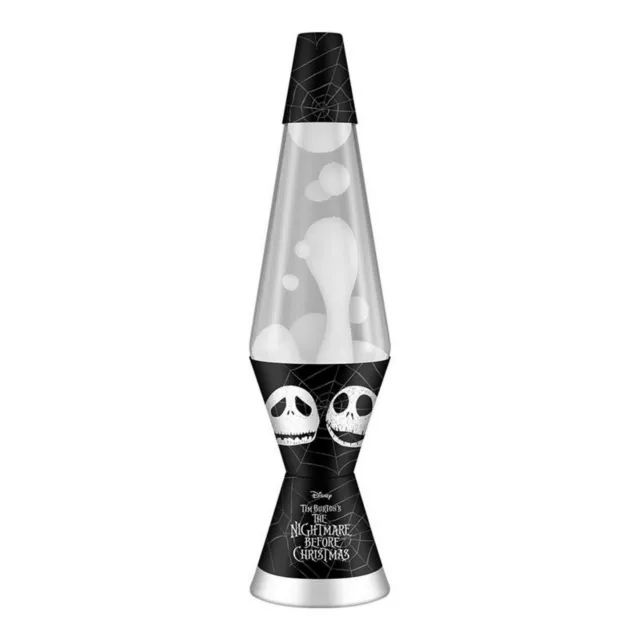 The Nightmare Before Christmas Jack Skellington 17 Inch Black and White Lava Lamp