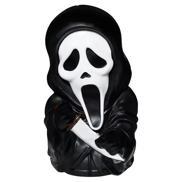 Ghost Face Light-Up Horror Statue