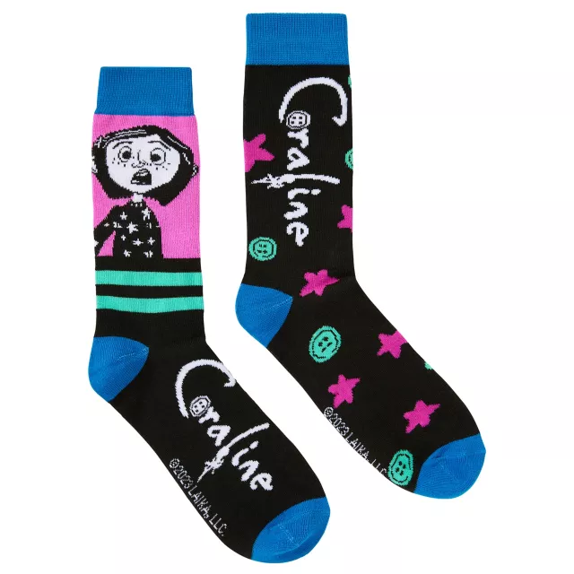 Coraline Crew Socks - 2 Pairs