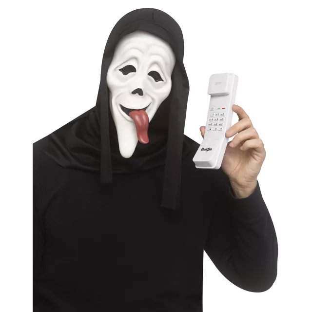 Ghost Face Wassup Costume Kit