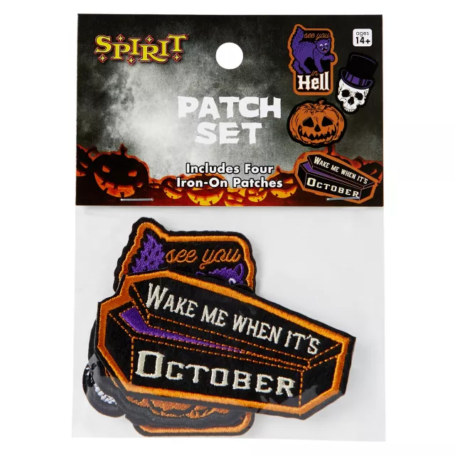 Halloween Patch Set - 4 Pack