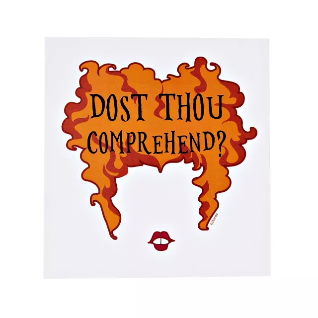Dost Thou Comprehend Hocus Pocus Decal