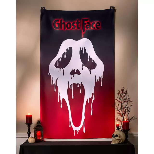 Ghost Face Drip Flag
