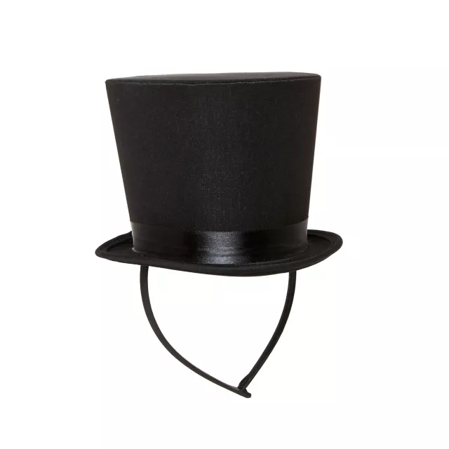 Black Mini Top Hat Fascinator