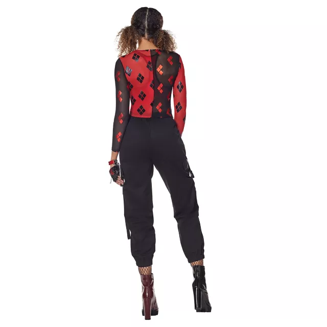 Adult Harley Quinn Mesh Top - DC Villains