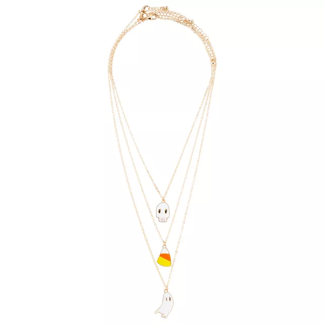 Ghost and Candy Chain Necklaces - 3 Pack