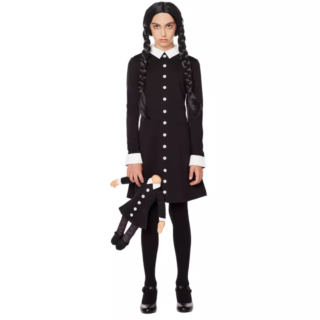 Kids Wednesday Addams Costume - The Addams Family