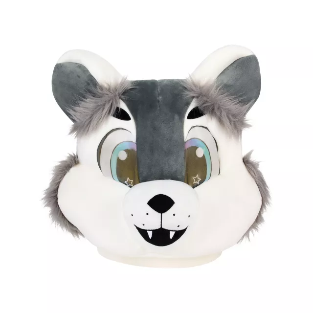 Gray Wolf Furry Mask