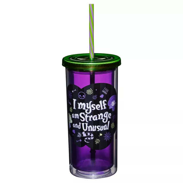 Beetlejuice Strange and Unusual Cup With Lid - 20 oz.