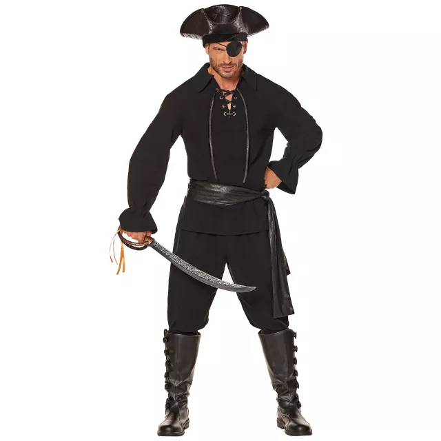 Adult Black Pirate Shirt