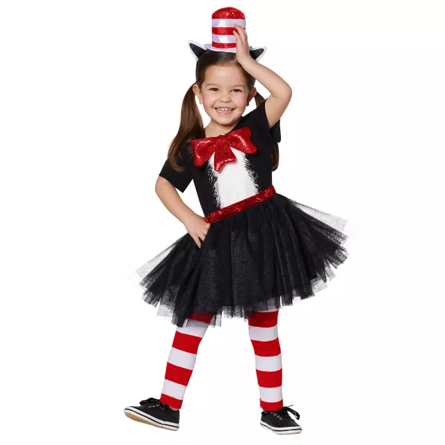Toddler Cat In The Hat Dress Costume - Dr. Seuss