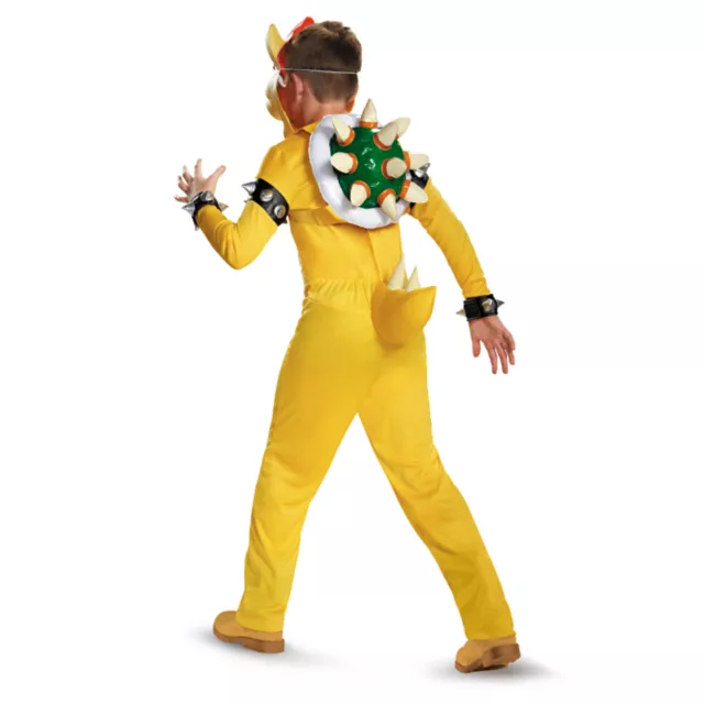 Kids Bowser One Piece Costume Deluxe - Mario Bros
