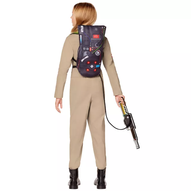 Kids Ghostbusters Girls One Piece Costume with Proton Pack - Ghostbusters Classic