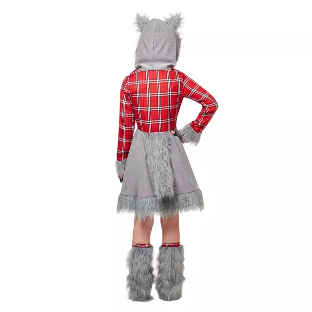 Kids Faux Fur Charming Werewolf Costume